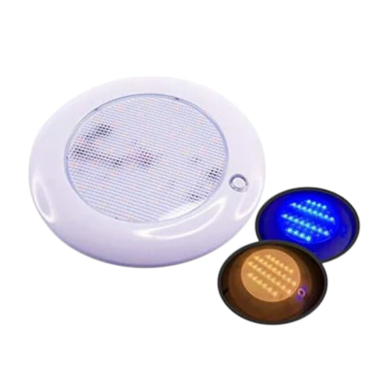 Pactrade Marine Boat RV Car White Blue Slim LED Ceiling Interior Courtesy Light