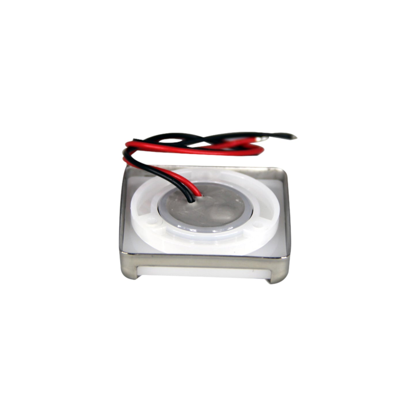 Pactrade Marine Boat Auto RV Trailer Stainless Steel LED Courtesy Square 90° Downward and 90° Upward Light (White)