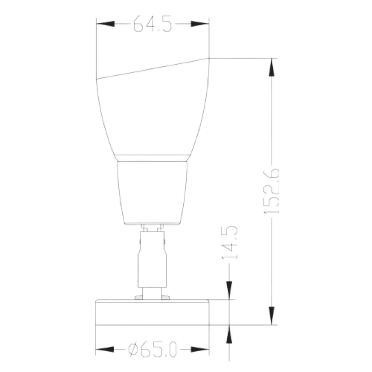 Pactrade Marine Boat LED Swivel Reading Light ODM Energy Efficient Interior