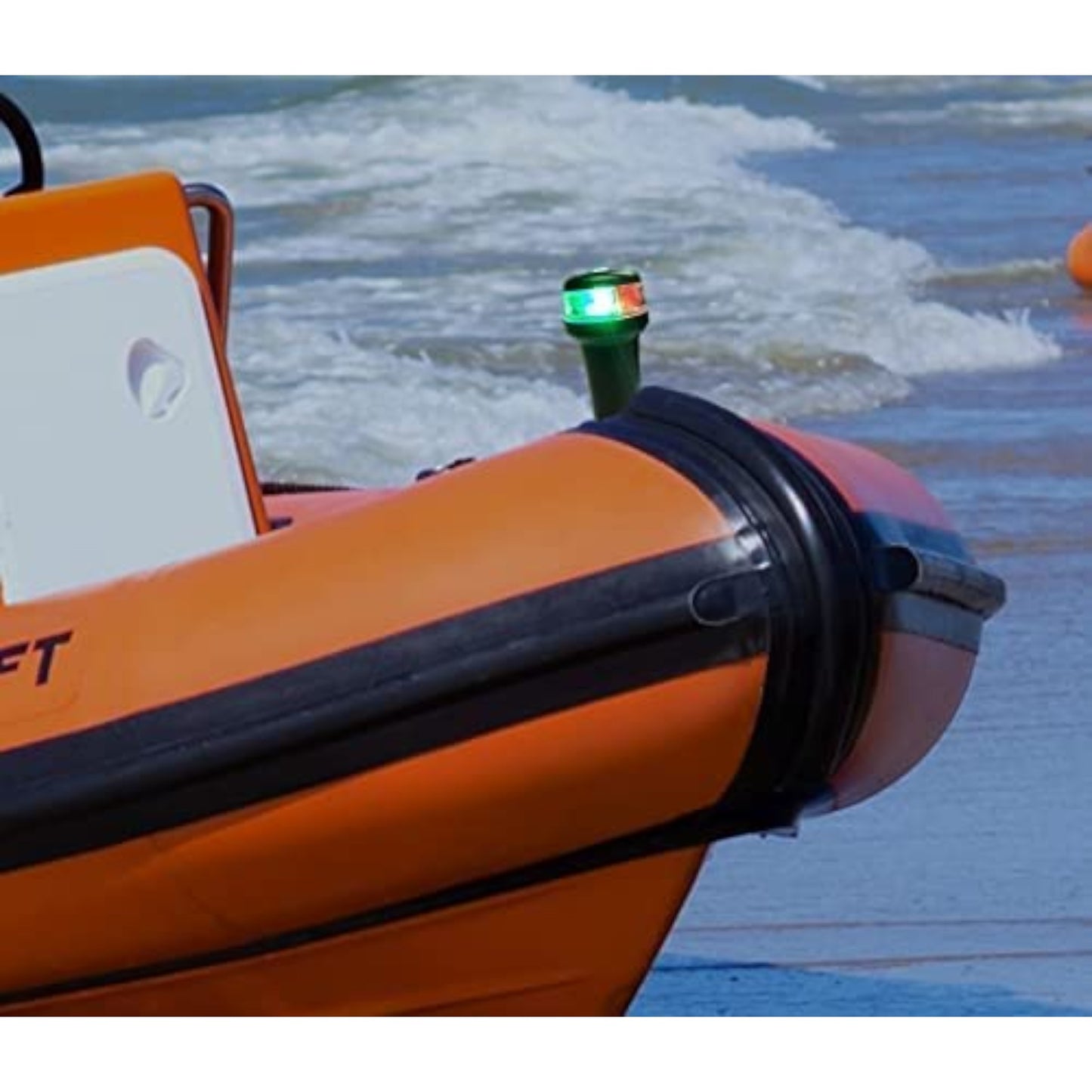 Pactrade Marine Navigation Lights for Boats LED - Red/Green Battery Powered Nav Lights for Boats - Suction Mount, Swivel Base, 3-Mode Operation - 1NM Waterproof