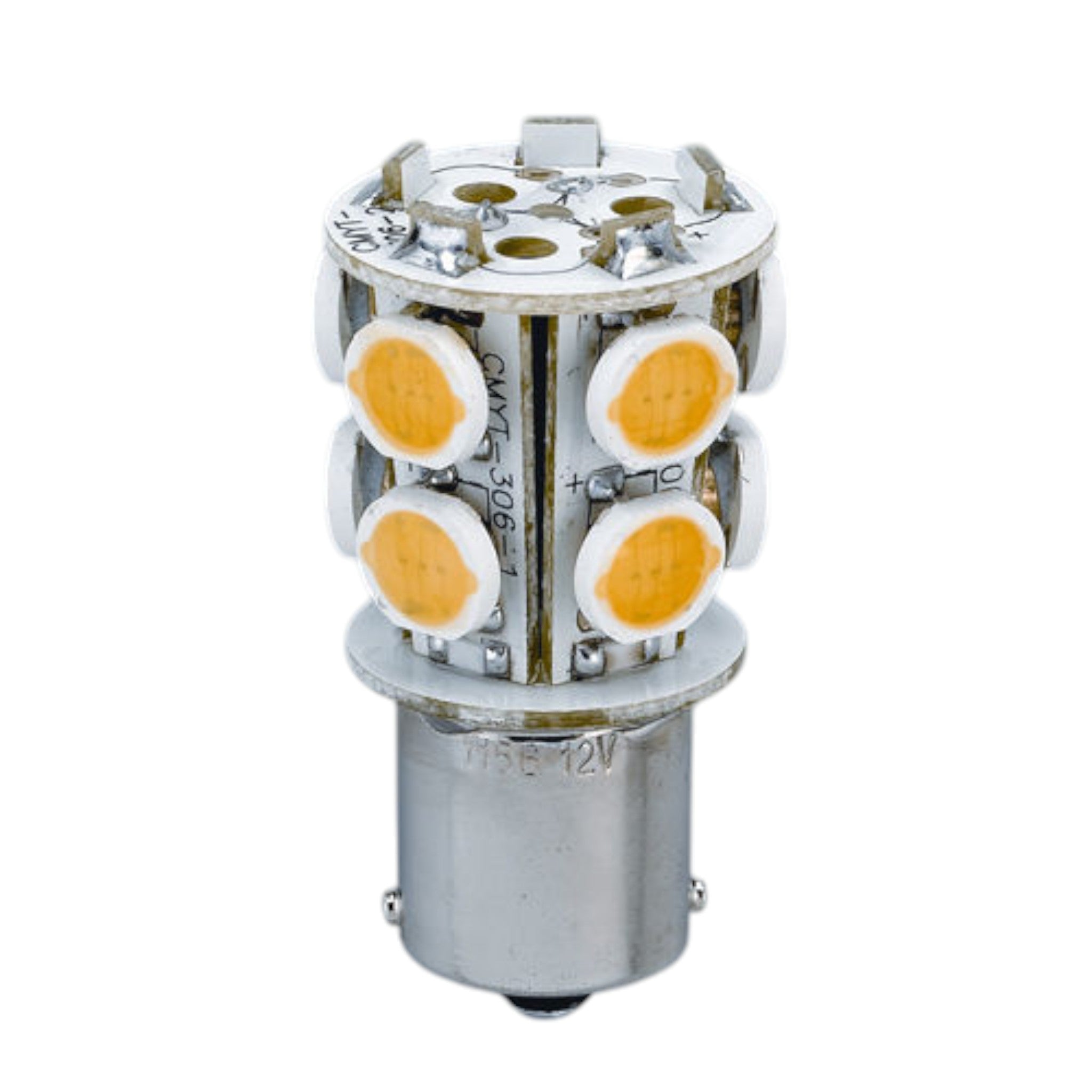 Single Led Pin Pactrade Marine LED Bulb B15D Type Single Contact Parallel Pins High P