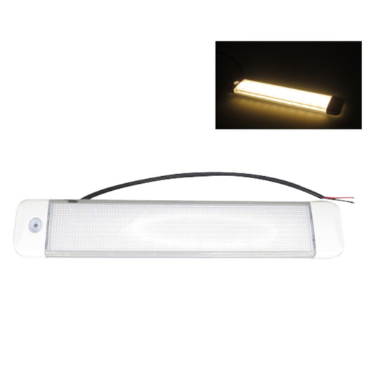 Pactrade Marine Boat Car RV Bur LED Courtesy Ceiling Light 10-30V Touch Switch Warm White/Blue
