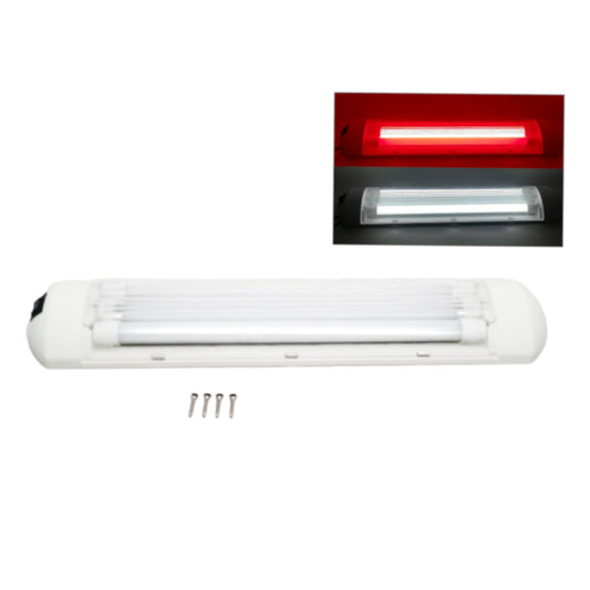 Pactrade Marine ABS LED Fluorescent Interior Light White Red 12VDC with Switch