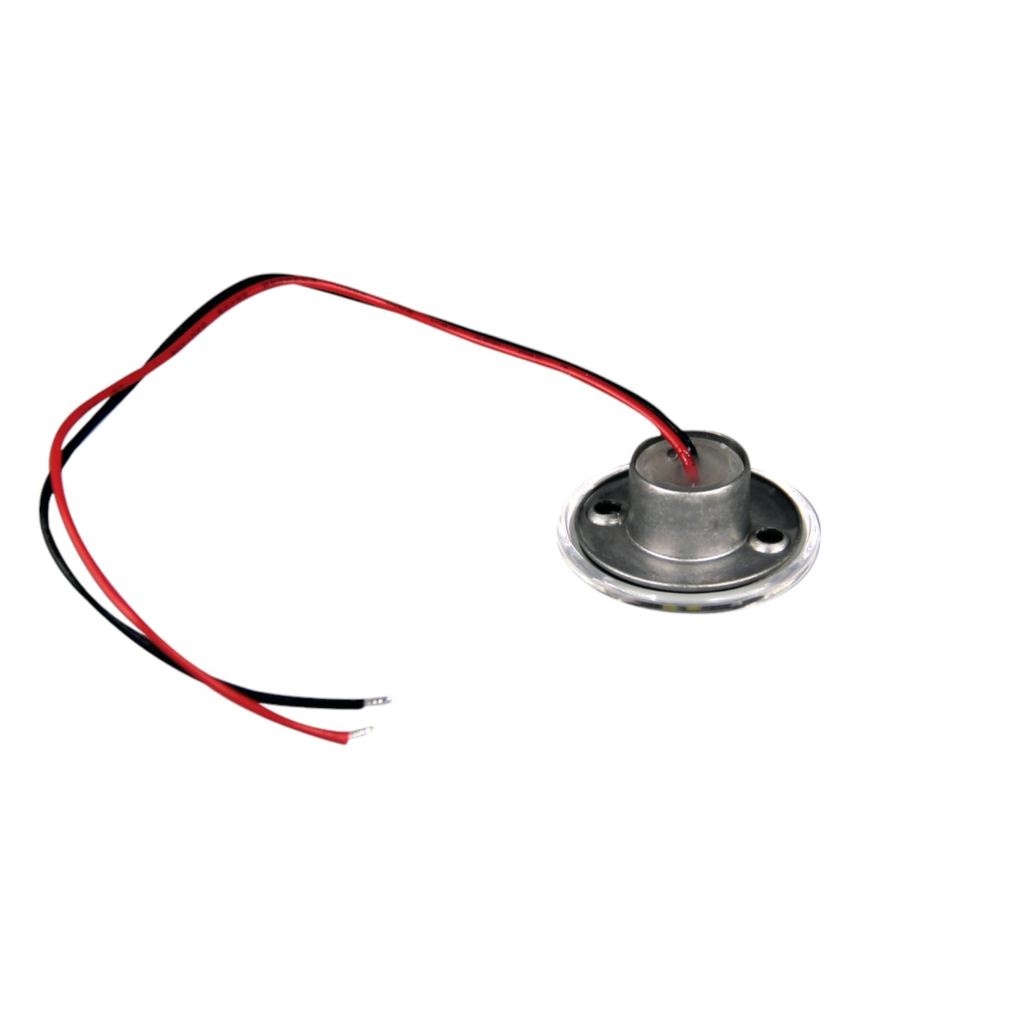 Pactrade Marine Boat Auto RV Trailer LED Courtesy Livewell Round Clear Lens Light Interior Exterior (White) (White)