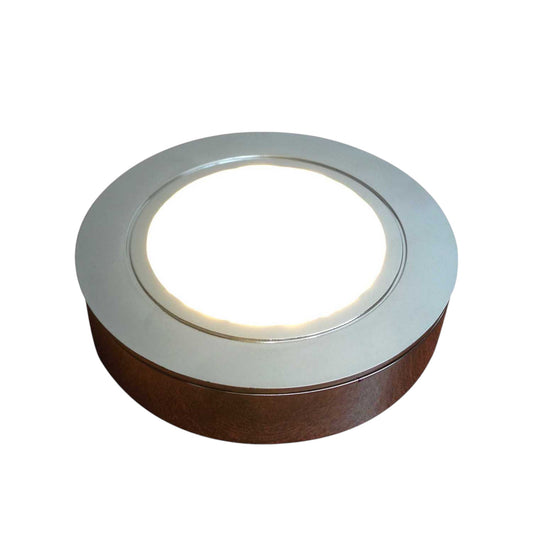 Pactrade Marine Boat LED Round Ceiling Light IP44 Waterproof Surface Mount Chrome Plated