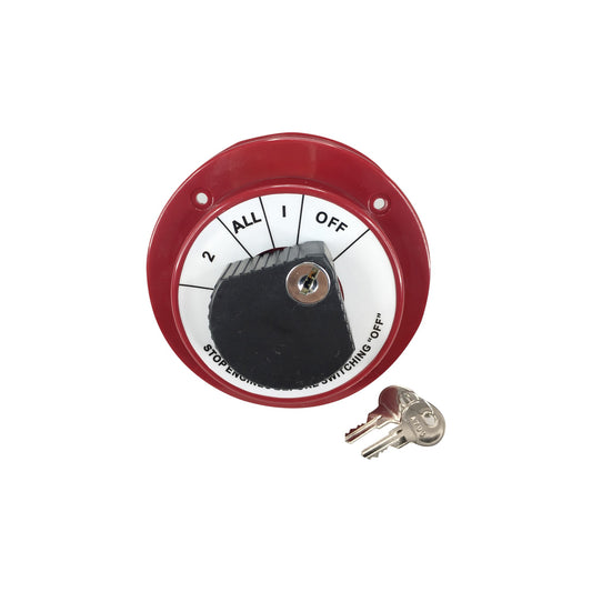 Pactrade Marine Boat Dual Battery Selector Disconnect Switch w/ Lock 250A 6-32V