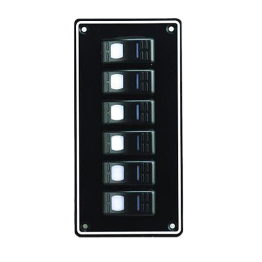Pactrade Marine Boat 6 Gang Waterproof Switch Panel ODM
