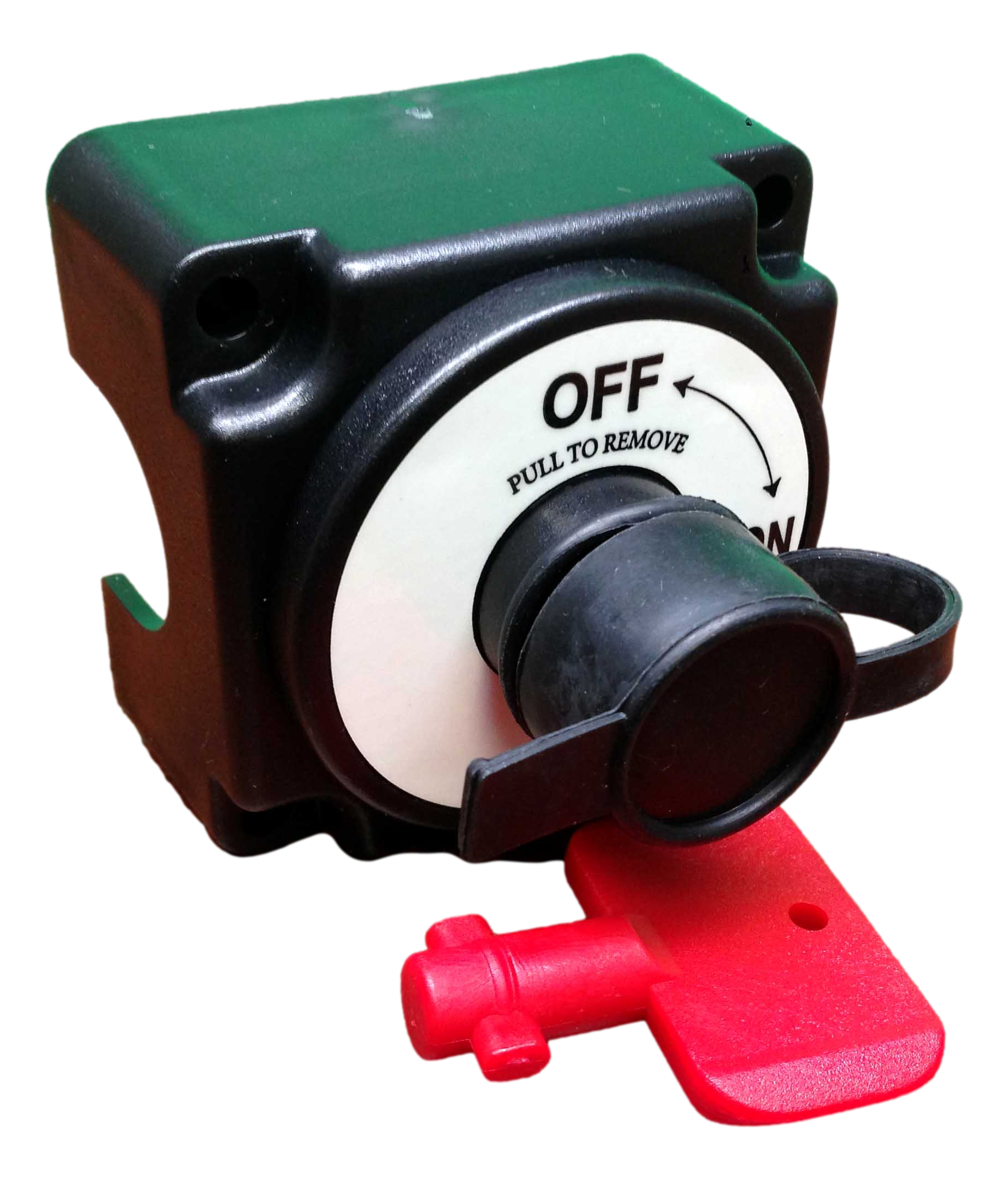 MARINE BOAT MINI BATTERY SWITCH WITH REMOVABLE KEY POM KEY 2P ON OFF ...