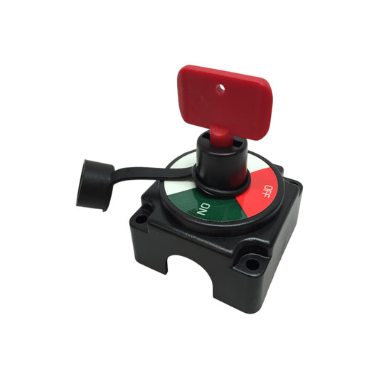 Pactrade Marine Boat Mini Battery Switch Removable Pom Key Red Green Label 2P On-Off 12V