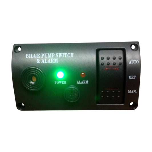 Pactrade Marine Boat Bilge Alarm and Pump Switch ABS Manual Automatic Off Spring Return