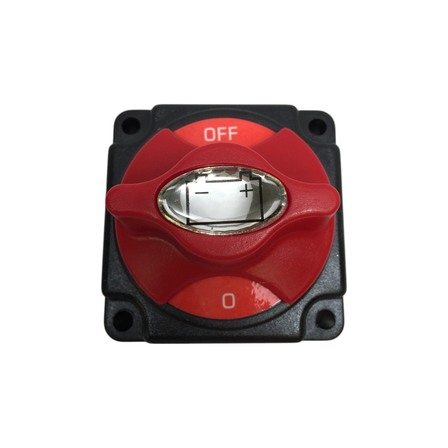 Pactrade Marine Boat Mini Battery Switch With Pom Knob 90 Deg. Red Green Label 2P 12V