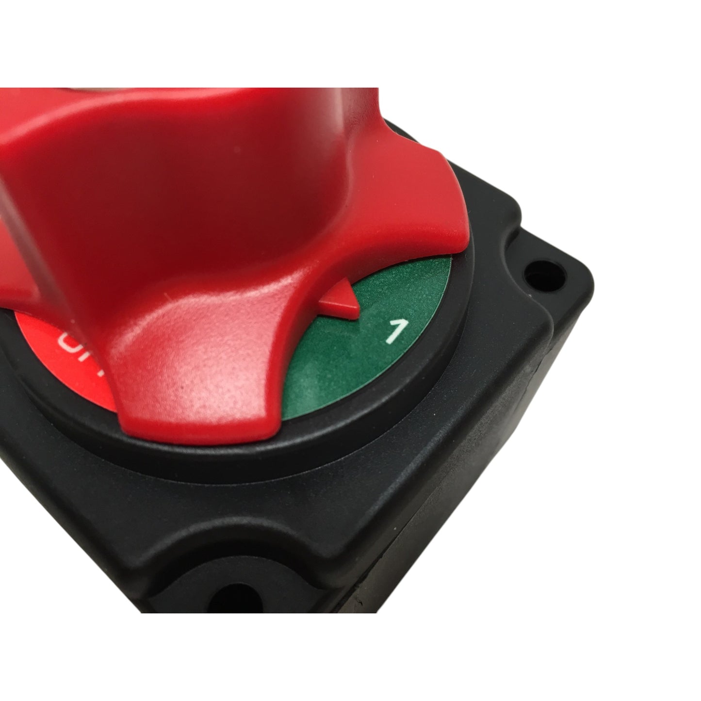 Pactrade Marine Boat Mini Battery Switch With Pom Knob 360 Deg. Red Green Label 4P 12V