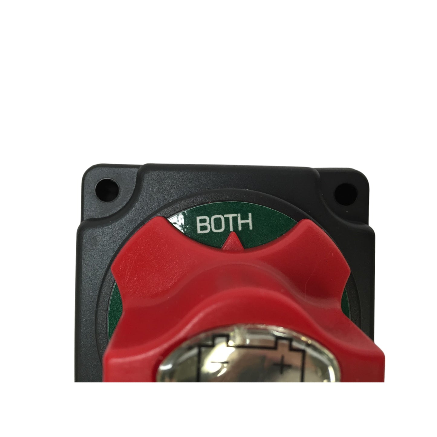 Pactrade Marine Boat Mini Battery Switch With Pom Knob 360 Deg. Red Green Label 4P 12V