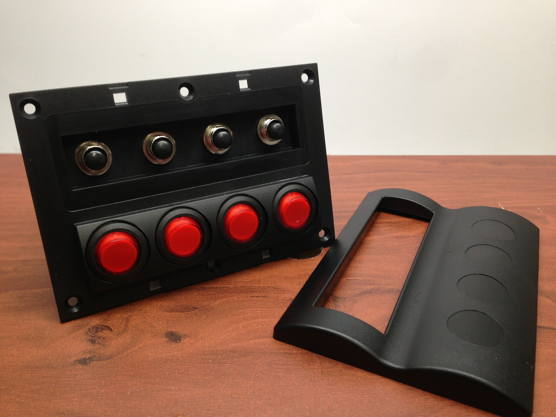 MARINE BOAT CIRCUIT BREAKER SWITCH PANEL 4 GANG WITH LED INDICATOR ROC ...