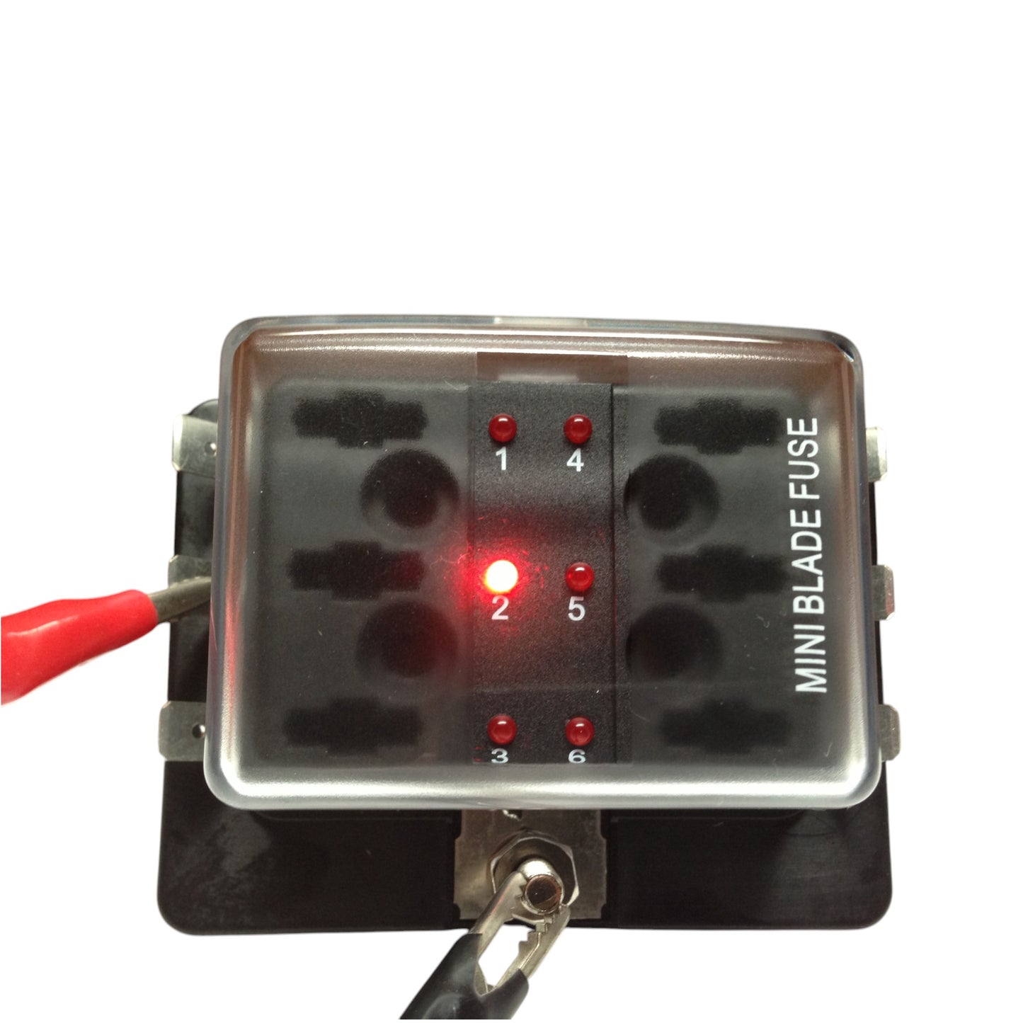 Pactrade Marine Mini Fuse Block Holder LED Indicator Marine Boat 6 Gang US Patent 6775148