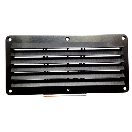 Pactrade Marine Boat ABS Black Louver Ventilator Cover Plate 10 1/8" X 4 7/8"