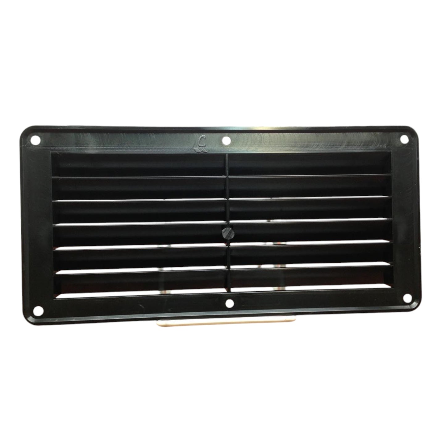 Pactrade Marine Boat ABS Black Louver Ventilator Cover Plate 10 1/8" X 4 7/8"
