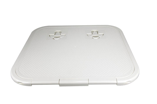 Pactrade Marine Boat Deck Access Hatch & Lid 14-3/4" x 14-1/2", White, 370mm x 375mm