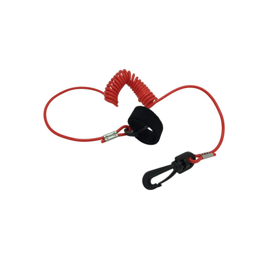 Pactrade Marine Coiled Lanyard Boat Paddle And Fishing Pole Leash 40" Snap Hook Kayaks Canoes