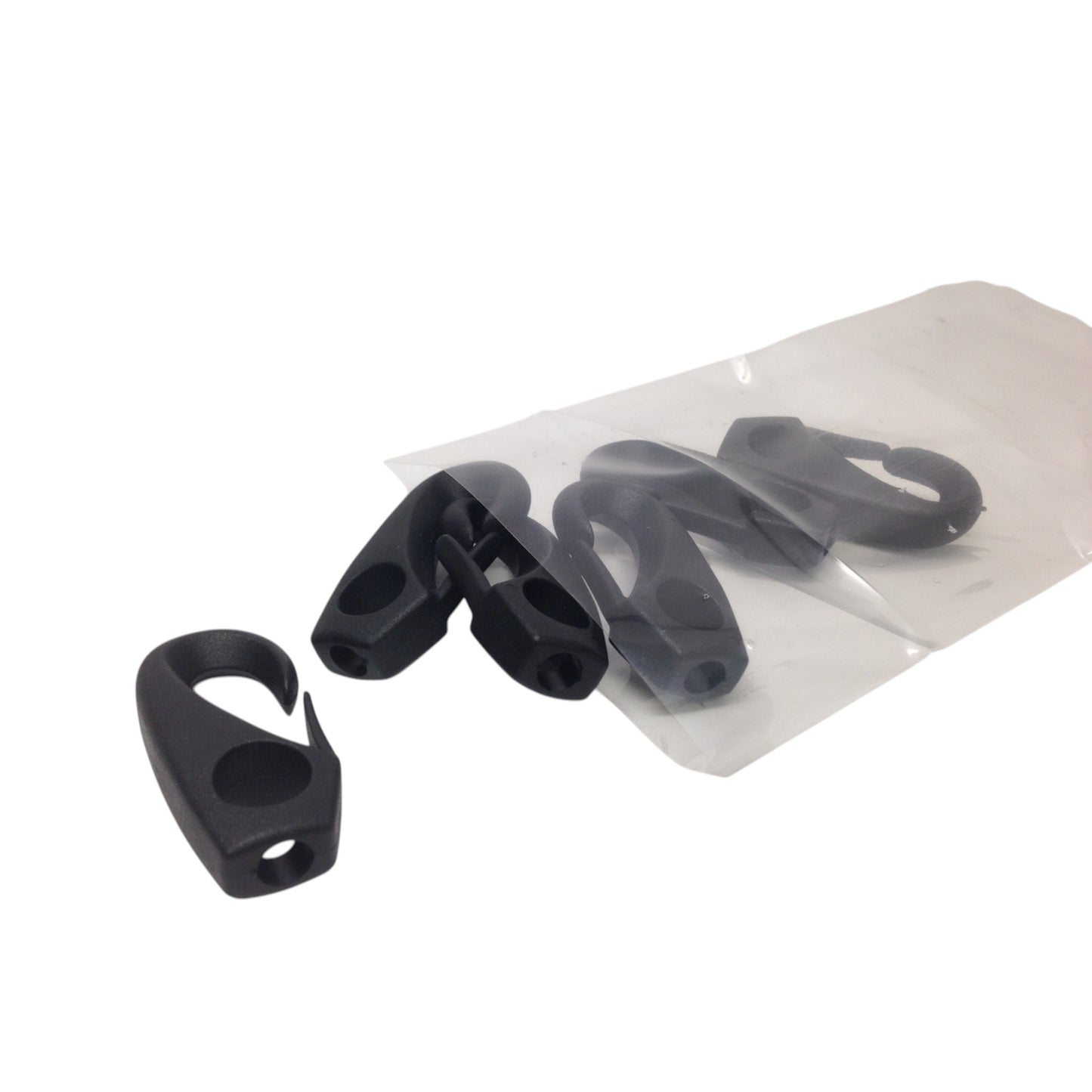 Pactrade Marine Durable Nylon Bungee Cord Clip Hook x6 pcs For Kayak Canoe Small Boats