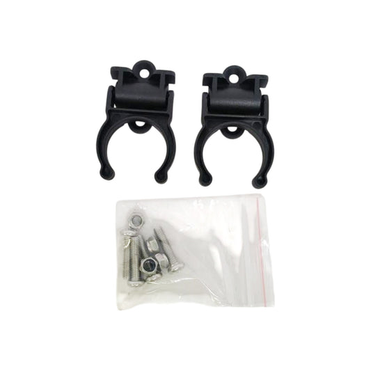 Pactrade Marine Boat Canoe Kayak Pair Of Black Folding Paddle Clip Kit