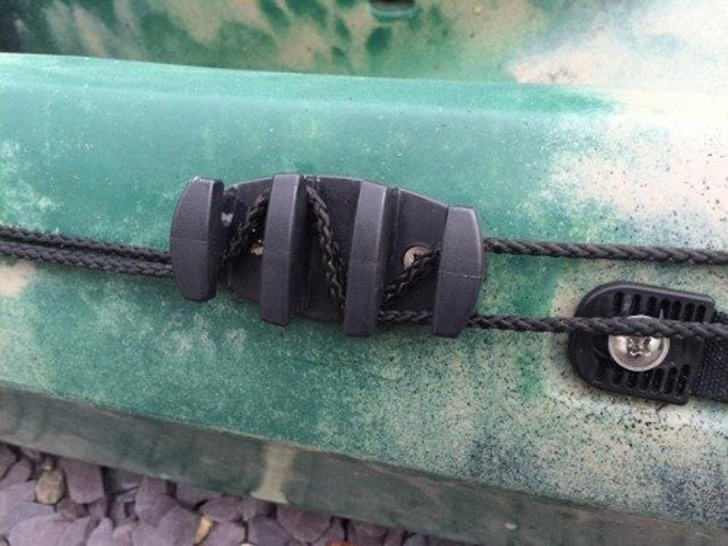 Pactrade Marine Kayak Anchor Trolley Kit Rope Cleat Pulley Block Rigging Ring