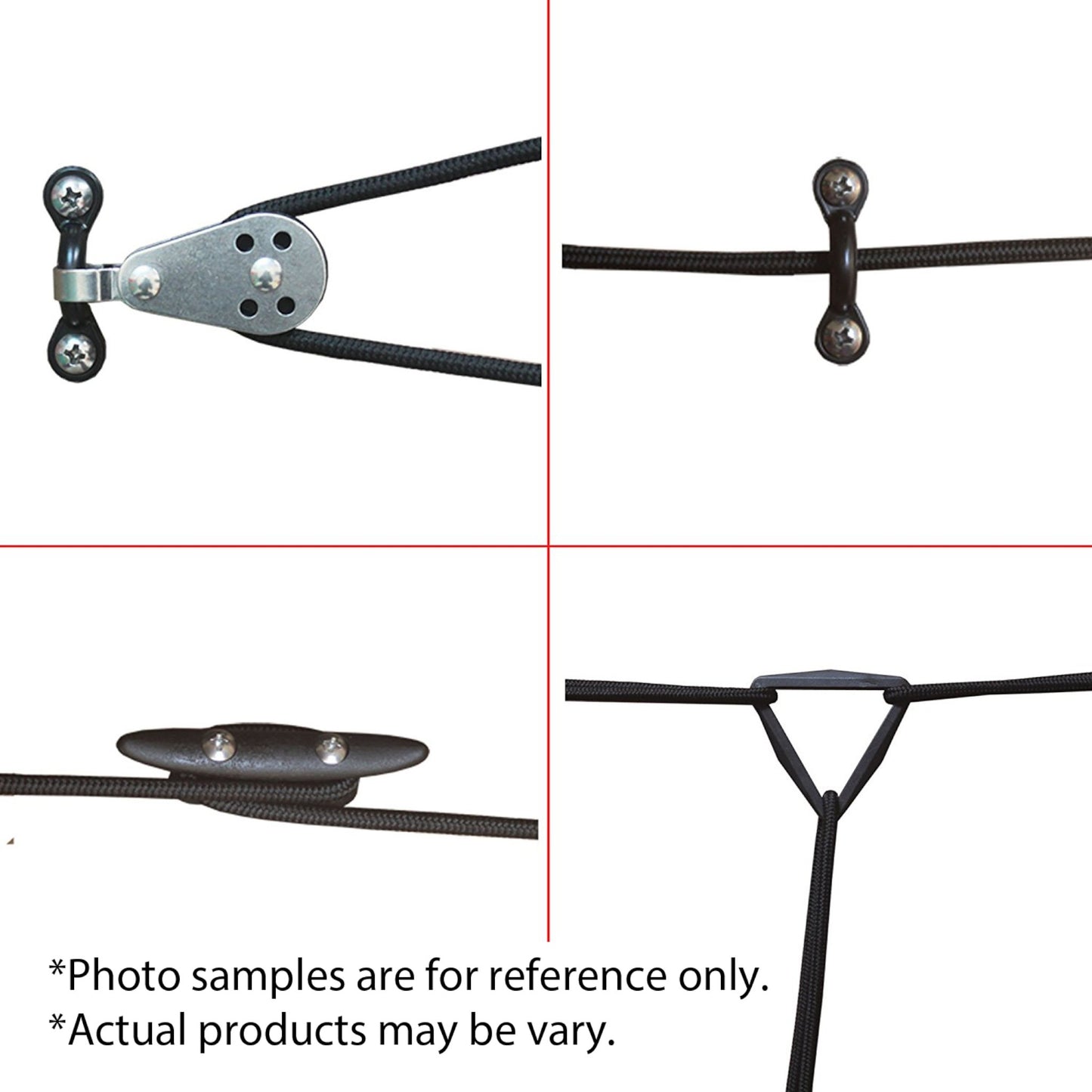 Pactrade Marine Kayak Canoe Boat Anchor Trolley Kit without Rope