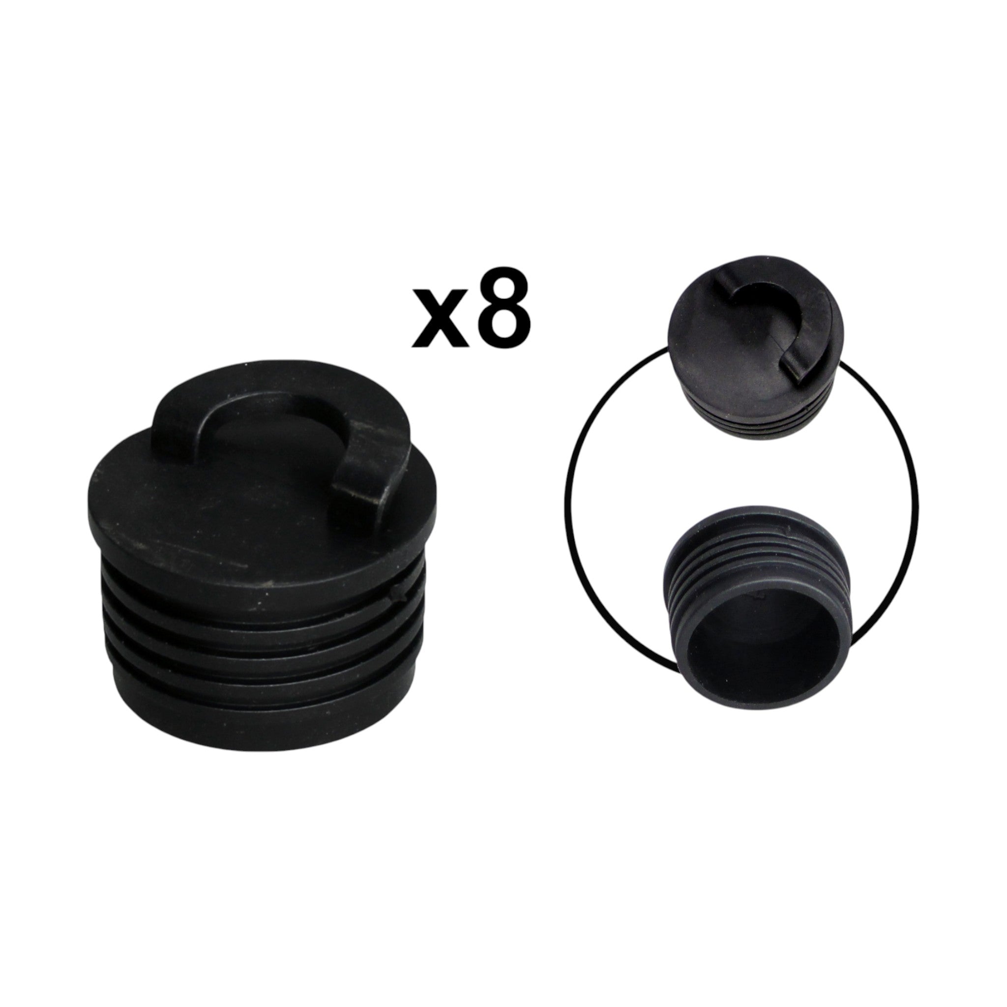 Pactrade Marine Boat Kayak Dinghy Canoe Large Scupper Plug Rubber 1 5/