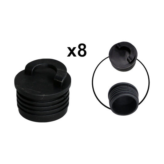 Pactrade Marine Boat Kayak Dinghy Canoe Large Scupper Plug Rubber 1 5/8'' (42mm) 8pcs/set