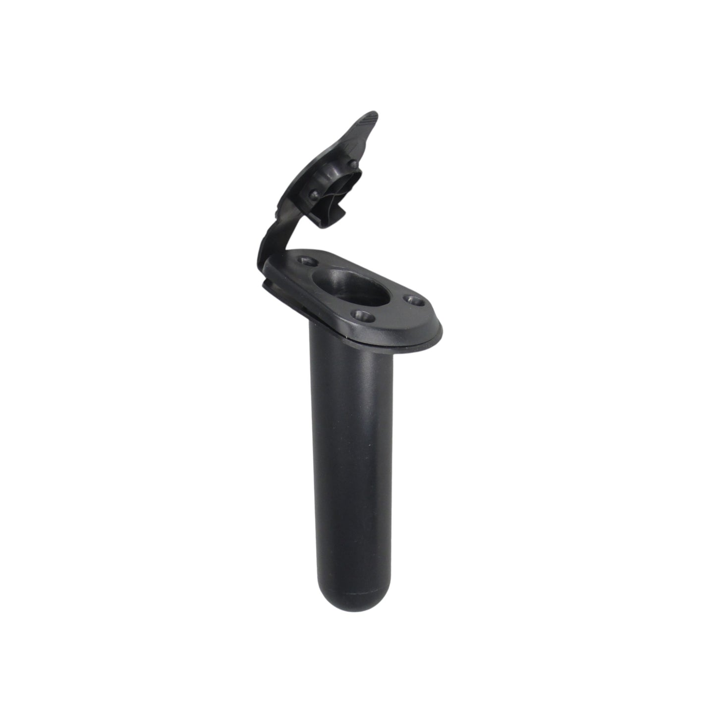 Pactrade Marine Kayak Boat Dinghy Canoe 2PC Black Plastic Flush Mount Rod Holder w/ Cap