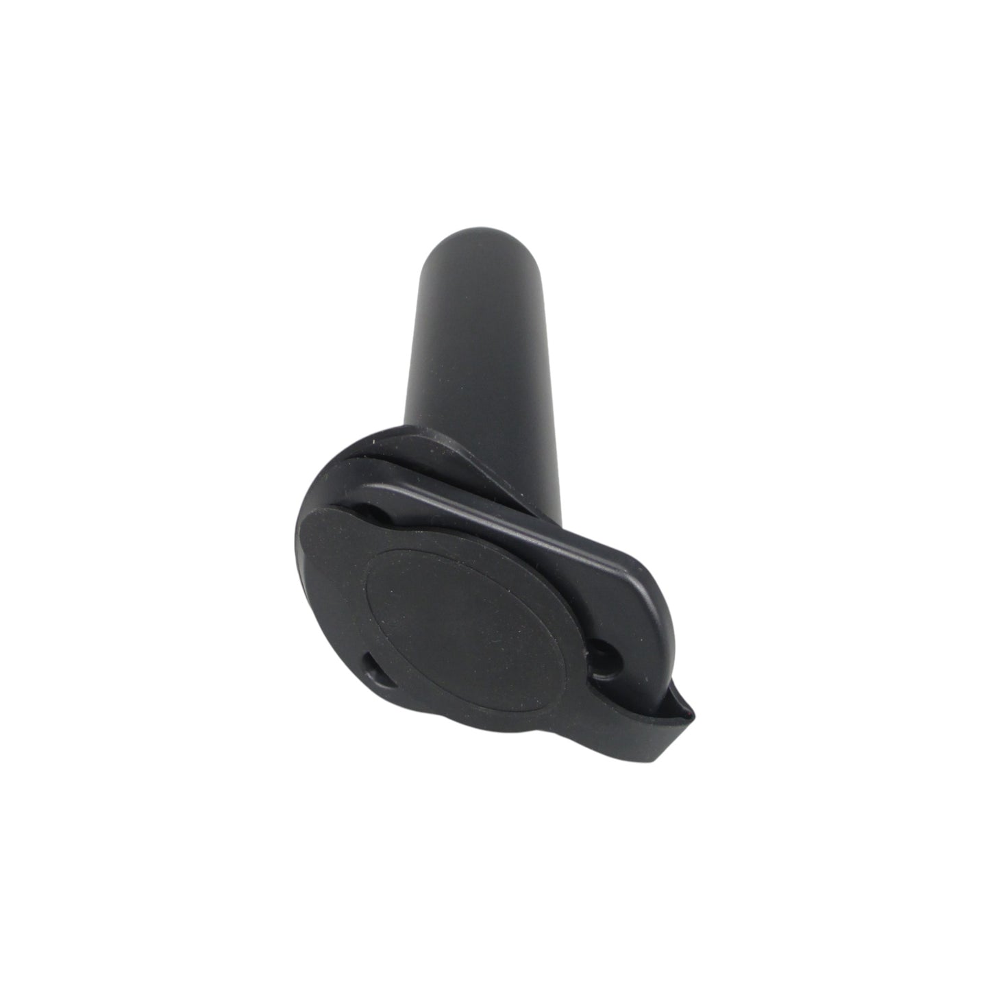 Pactrade Marine Kayak Boat Dinghy Canoe 2PC Black Plastic Flush Mount Rod Holder w/ Cap