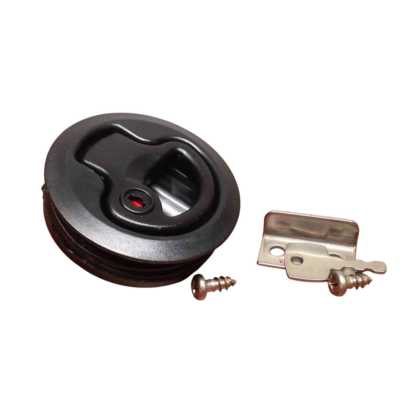 Pactrade Marine Boat Locking Black Plastic Flush Pull Slam Latch Hatch Lift 2 3/8"D