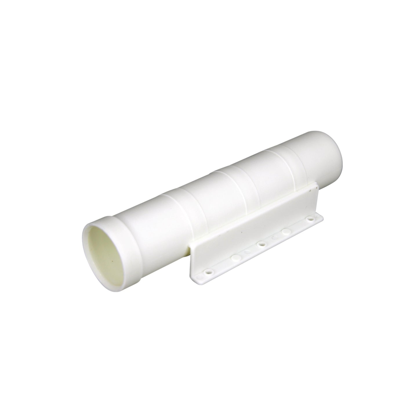 Pactrade Marine Boat Kayak Fishing White Plastic Straight Side Mount Rod Holder