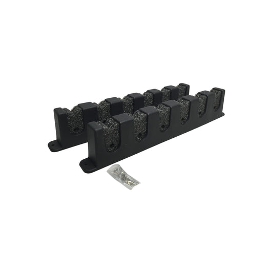 Pactrade Marine Plastic Rod Storage Rack W/Foam Horizontal 6 Rod Scratch-Free