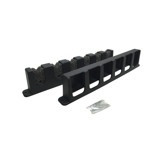 Pactrade Marine Plastic Rod Storage W/Foam Vertical 6 Rod Scratch-Free