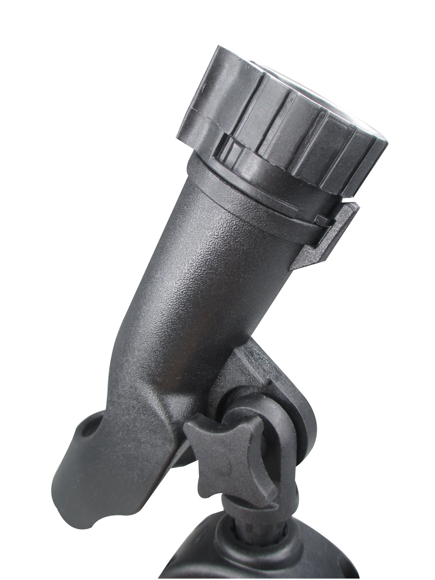 Pactrade Marine Boat Mount Adjustable Fishing Rod Holder 7/8'' - 1'' Round Rail Tube 180 Degree