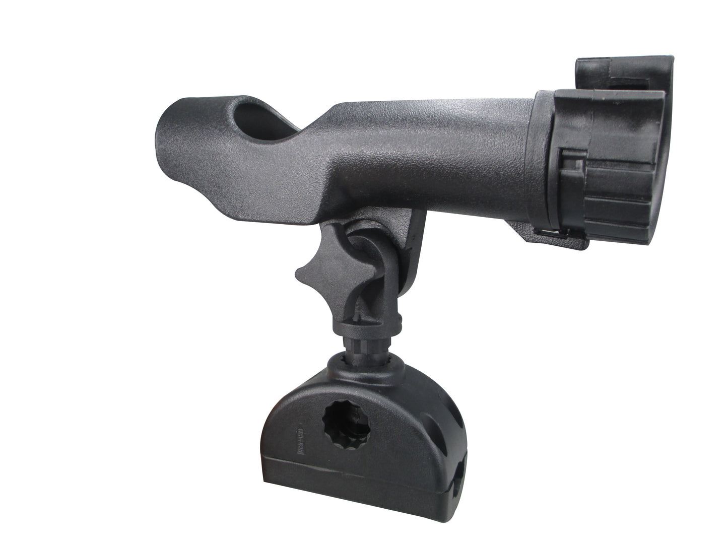 Pactrade Marine Boat Mount Adjustable Fishing Rod Holder 7/8'' - 1'' Round Rail Tube 180 Degree