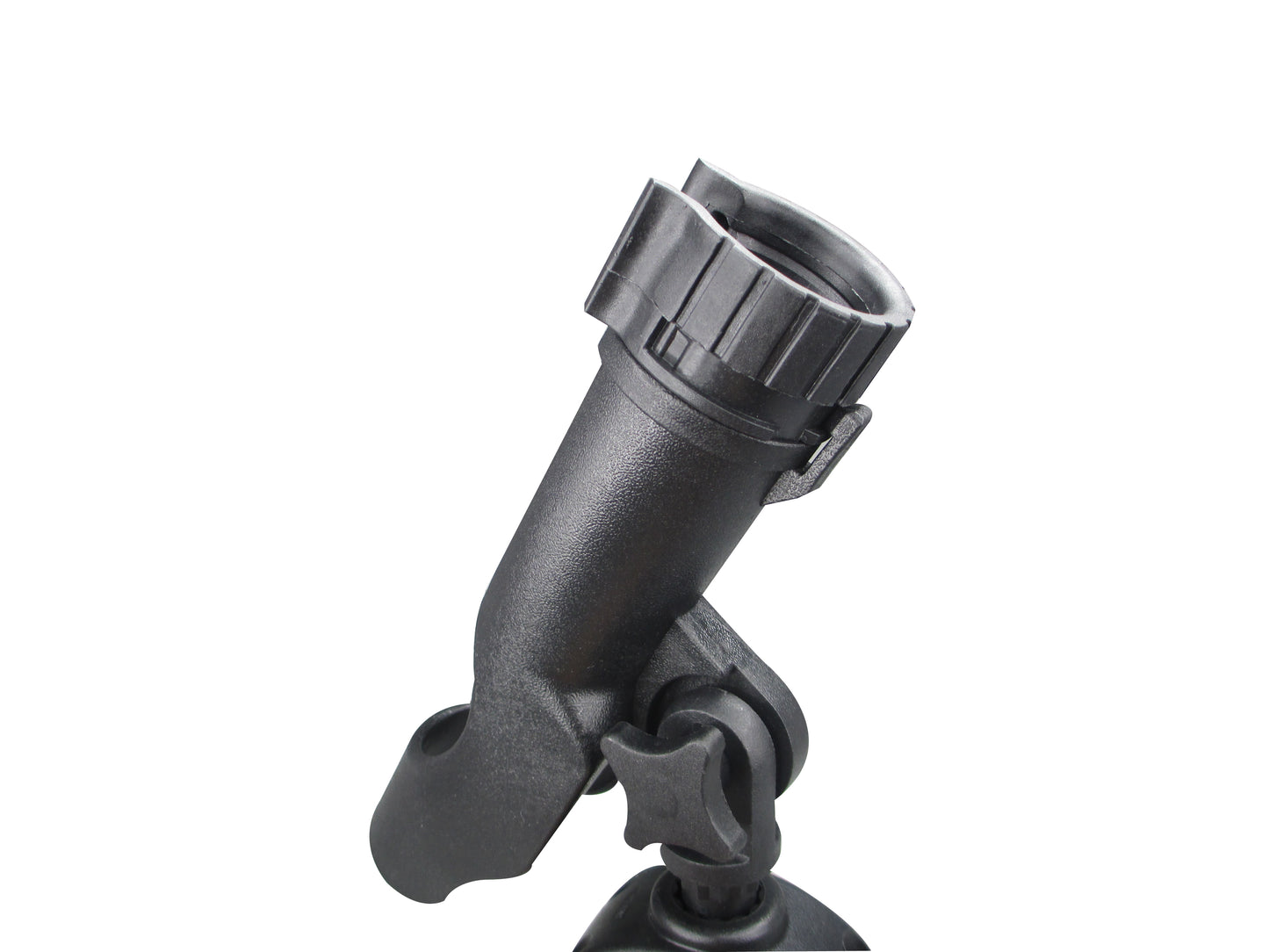 Pactrade Marine Boat Mount Adjustable Fishing Rod Holder 7/8'' - 1'' Round Rail Tube 180 Degree