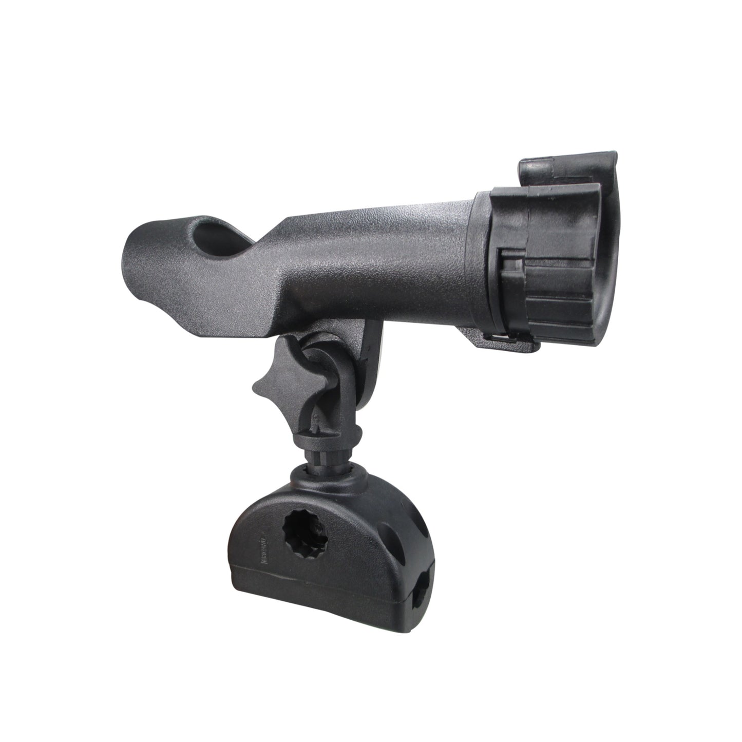 Pactrade Marine Boat Mount Adjustable Fishing Rod Holder 7/8'' - 1'' Round Rail Tube 180 Degree