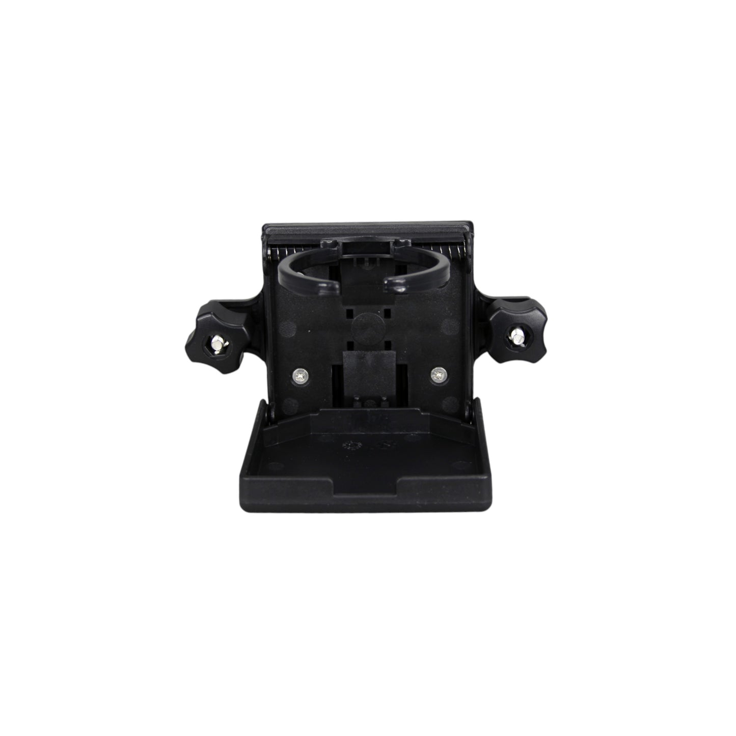 Pactrade Marine Boat Tracker Versatrack Adjustable Drink Holder/Lund Sport Track Folding Adjustable Cup Holder (Black, 1 pcs)