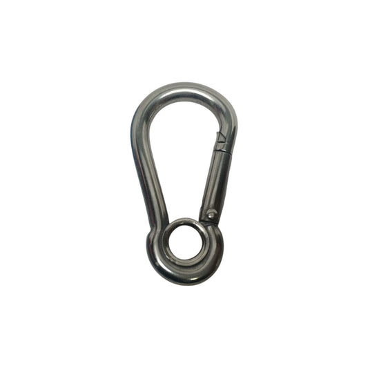 Pactrade Marine Boat Hardware SS316 Secure Rigging Durable Safety Snap Hook W/ Ring 2"X1"