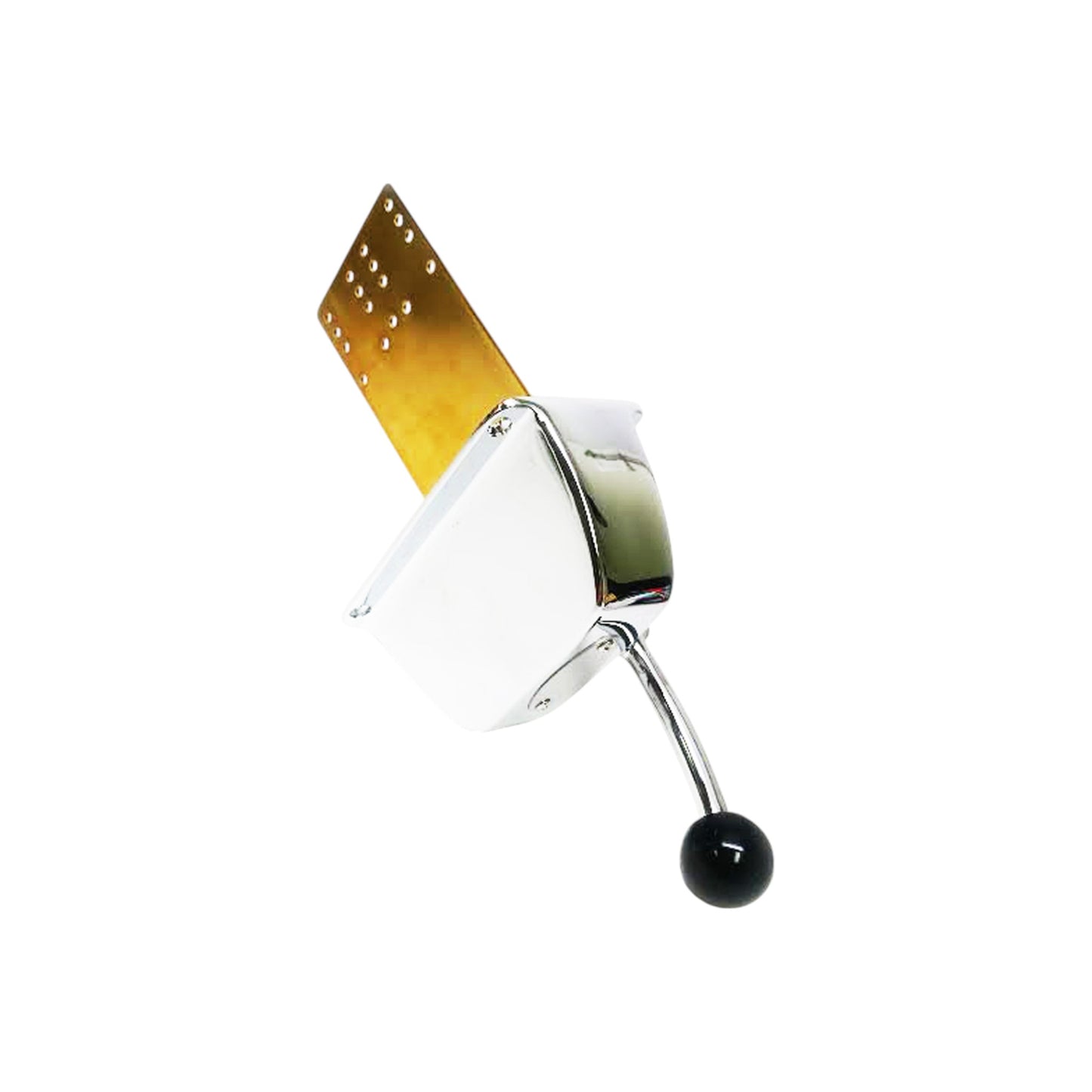 Pactrade Marine Single Lever Engine Control Made Of Chrome Plated Brass For Boat