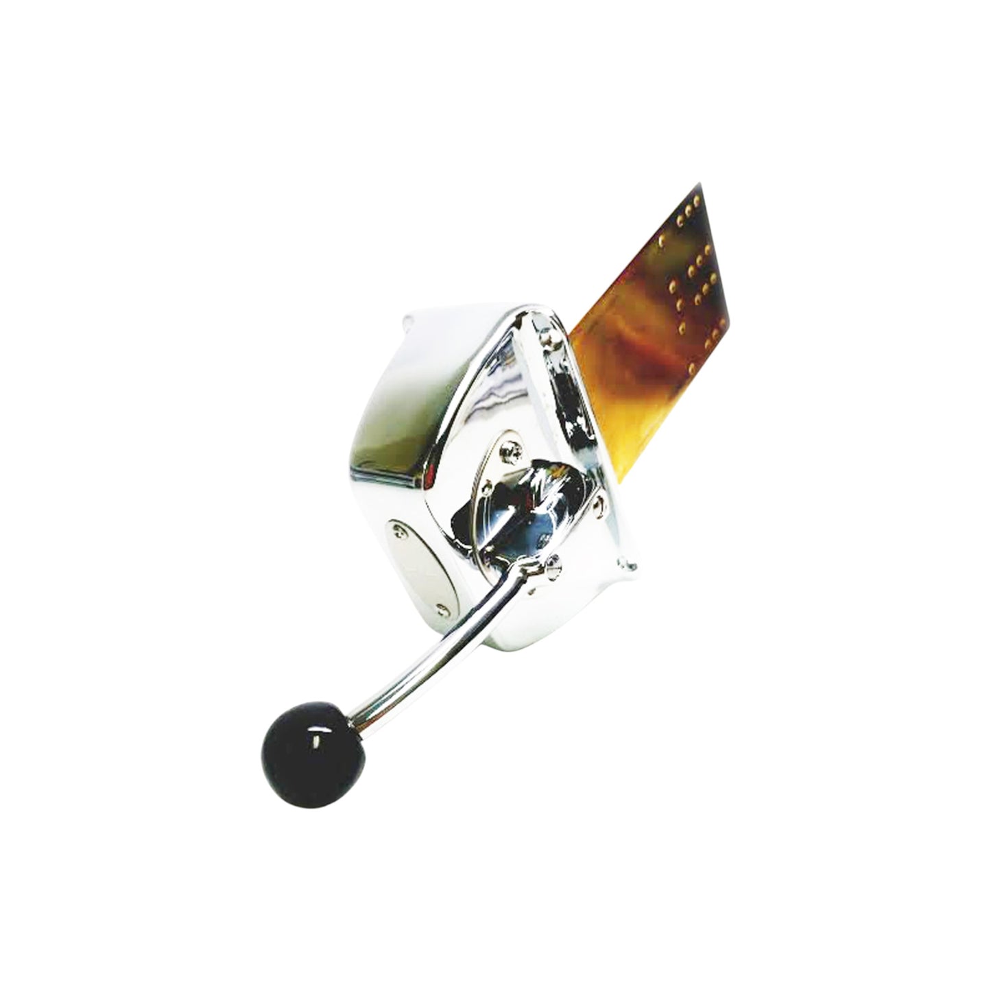 Pactrade Marine Single Lever Engine Control Made Of Chrome Plated Brass For Boat
