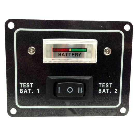 Pactrade Marine Boat Aluminum Plate Voltmeter Battery Test Switch 12VDC