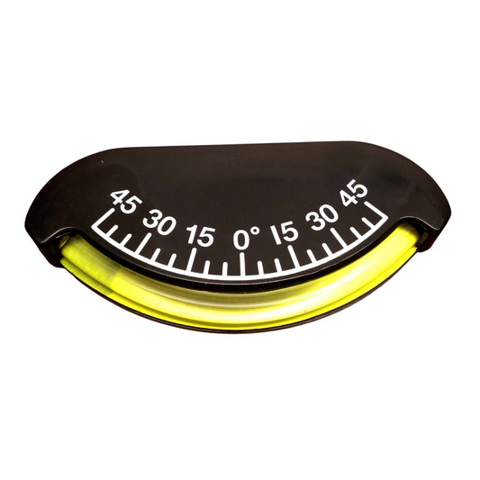 Pactrade Marine Boat 45 Degree Fluid Tilt Gauge Clinometer SS Ball Soft Plastic