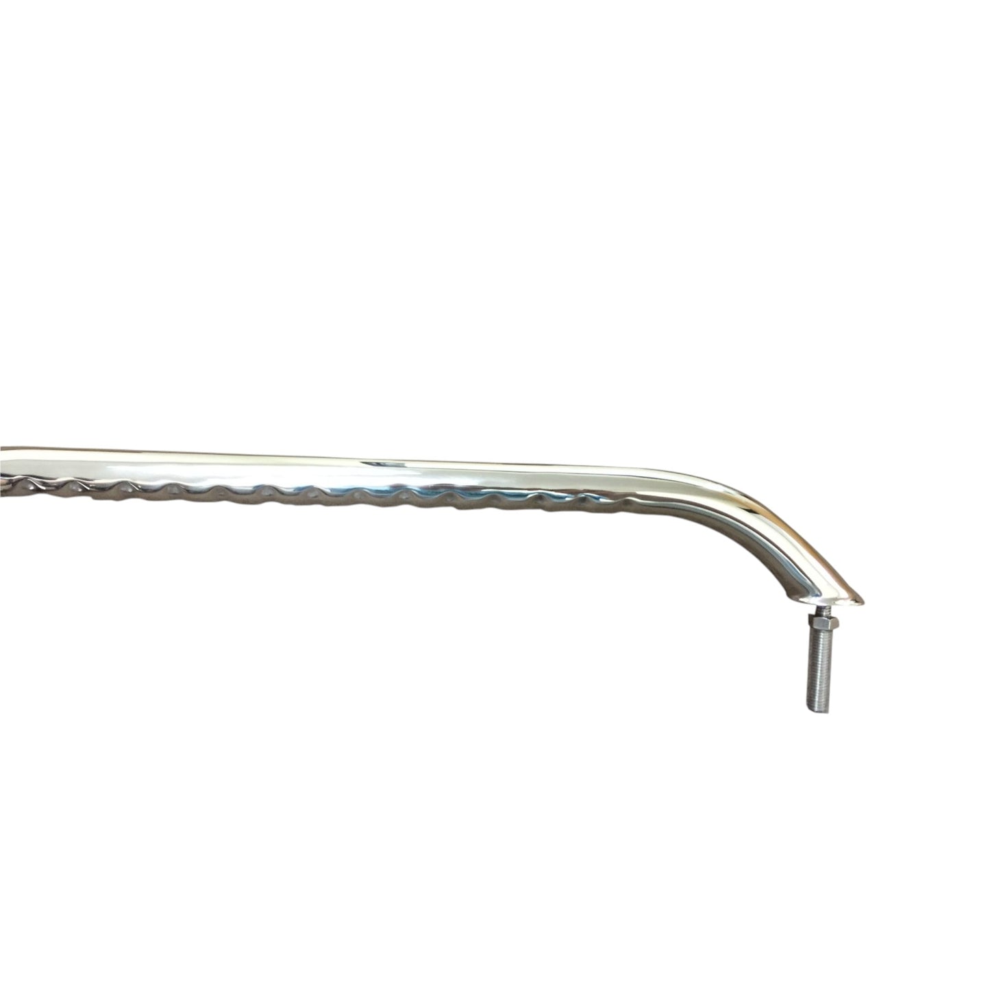 Pactrade Marine Boat Stainless Steel Handrail 18 Inches With Wave Curve
