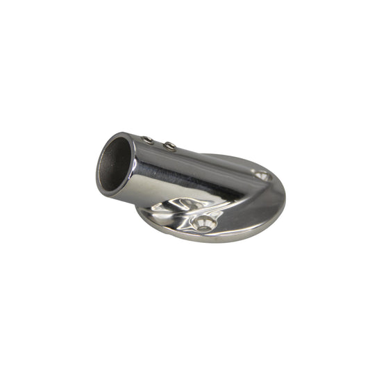 Pactrade Marine Boat Casting SS316 7/8" Hand Rail Fitting Round Base 30 Degree 