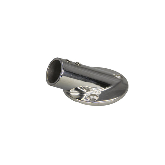 Pactrade Marine Boat Casting SS316 1" Hand Rail Fitting Round Base 30 Degree