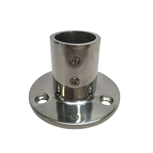 Pactrade Marine Boat Durable Solid SS 316 Handrail Fitting Round Base 90 Deg 1" 25.4MM