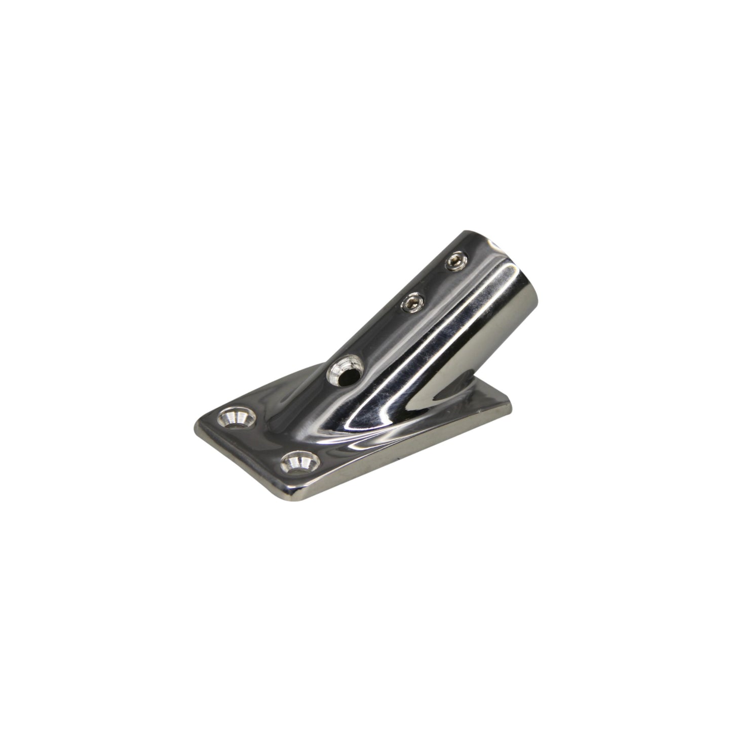 Pactrade Marine Boat Casting SS316 7/8" Hand Rail Fitting Square Base 30 Deg